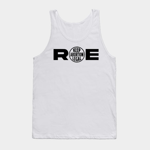 Roe v. Wade Supreme Court Abortion Constitution Black Logo Tank Top by MAR-A-LAGO RAIDERS